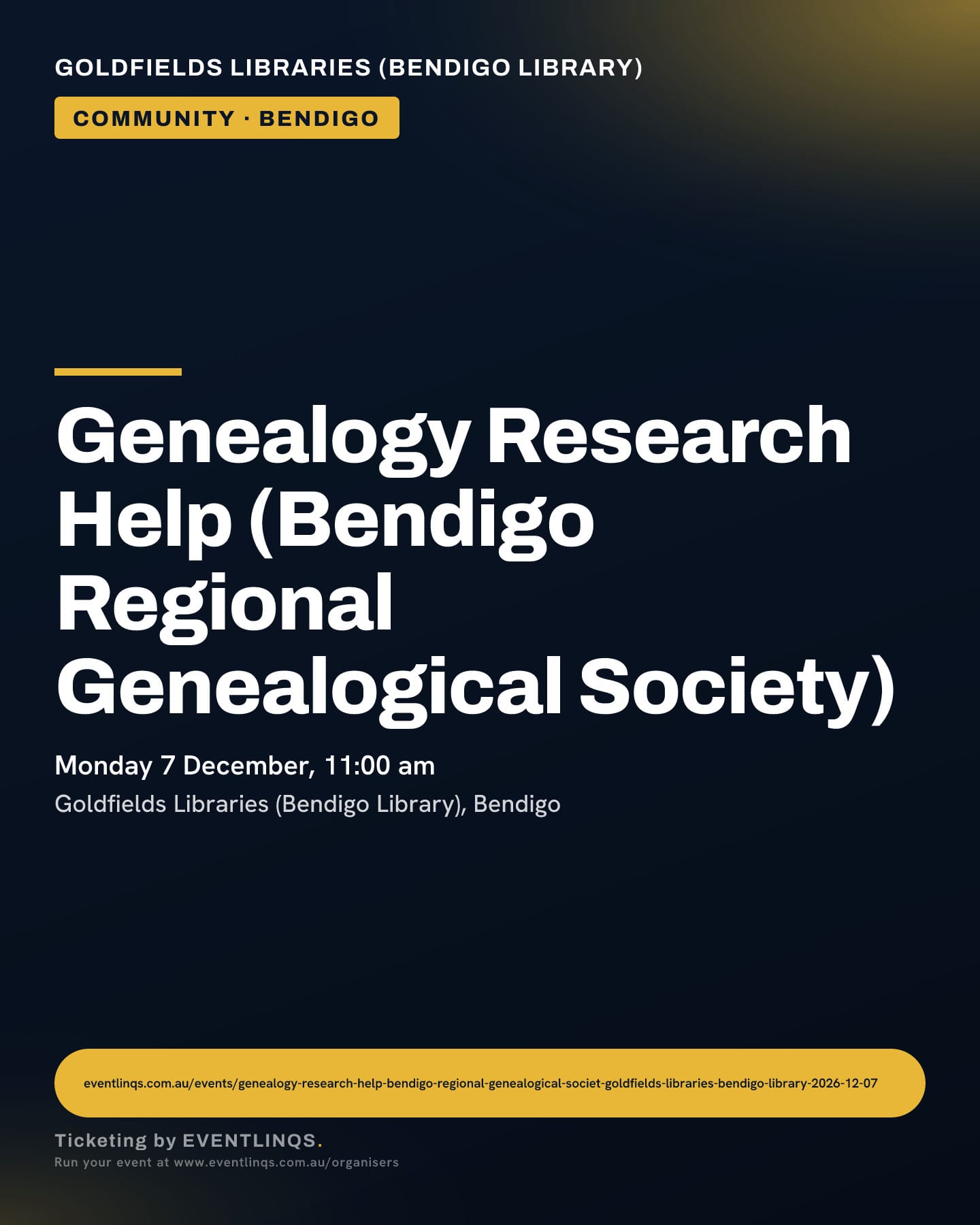 Genealogy Research Help (Bendigo Regional Genealogical Society)