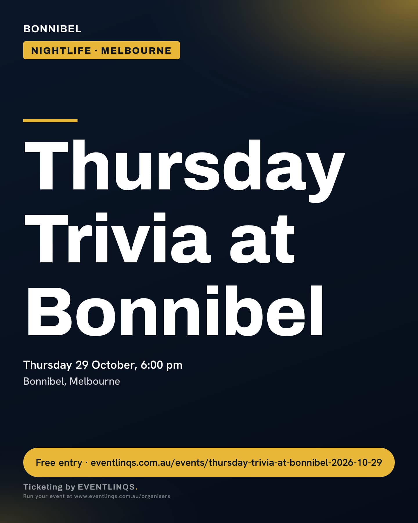Thursday Trivia at Bonnibel