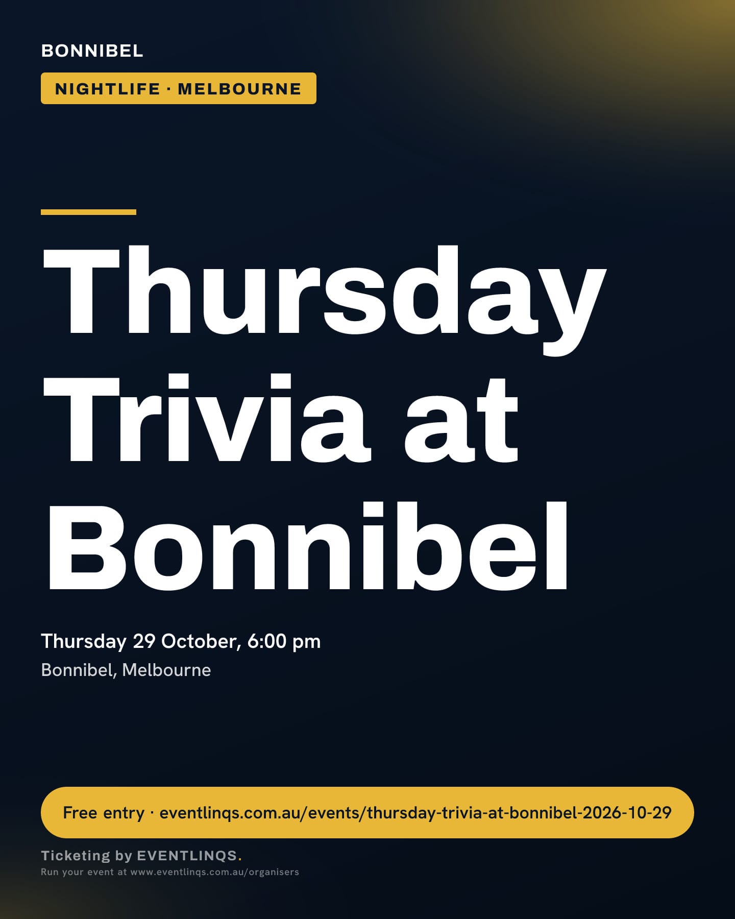 Thursday Trivia at Bonnibel