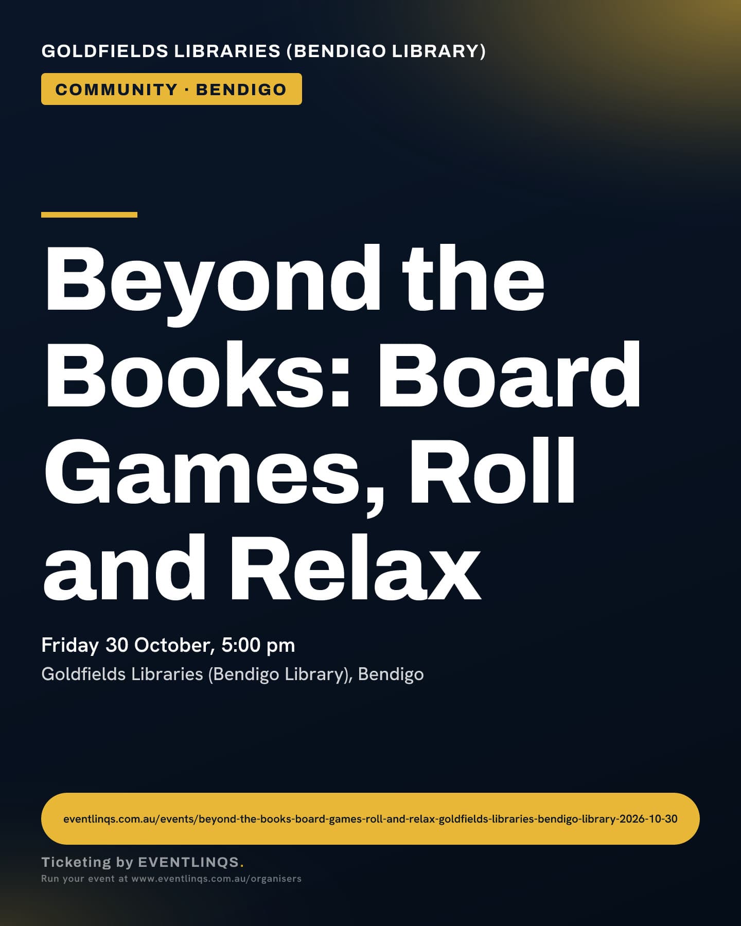 Beyond the Books: Board Games, Roll and Relax