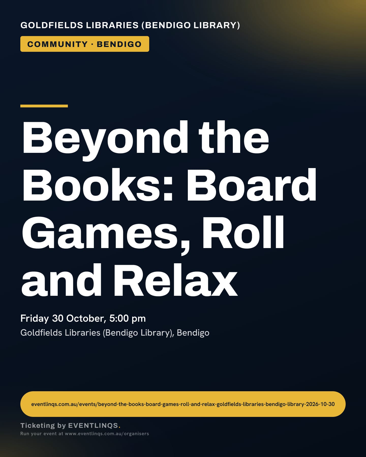 Beyond the Books: Board Games, Roll and Relax