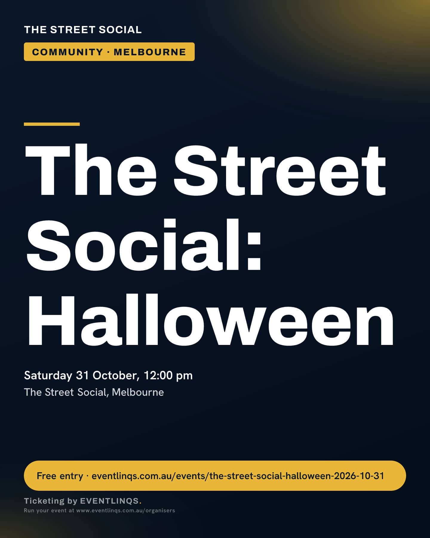The Street Social: Halloween