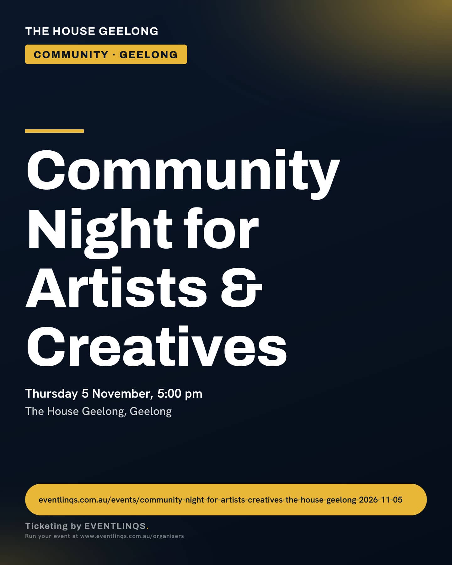Community Night for Artists & Creatives