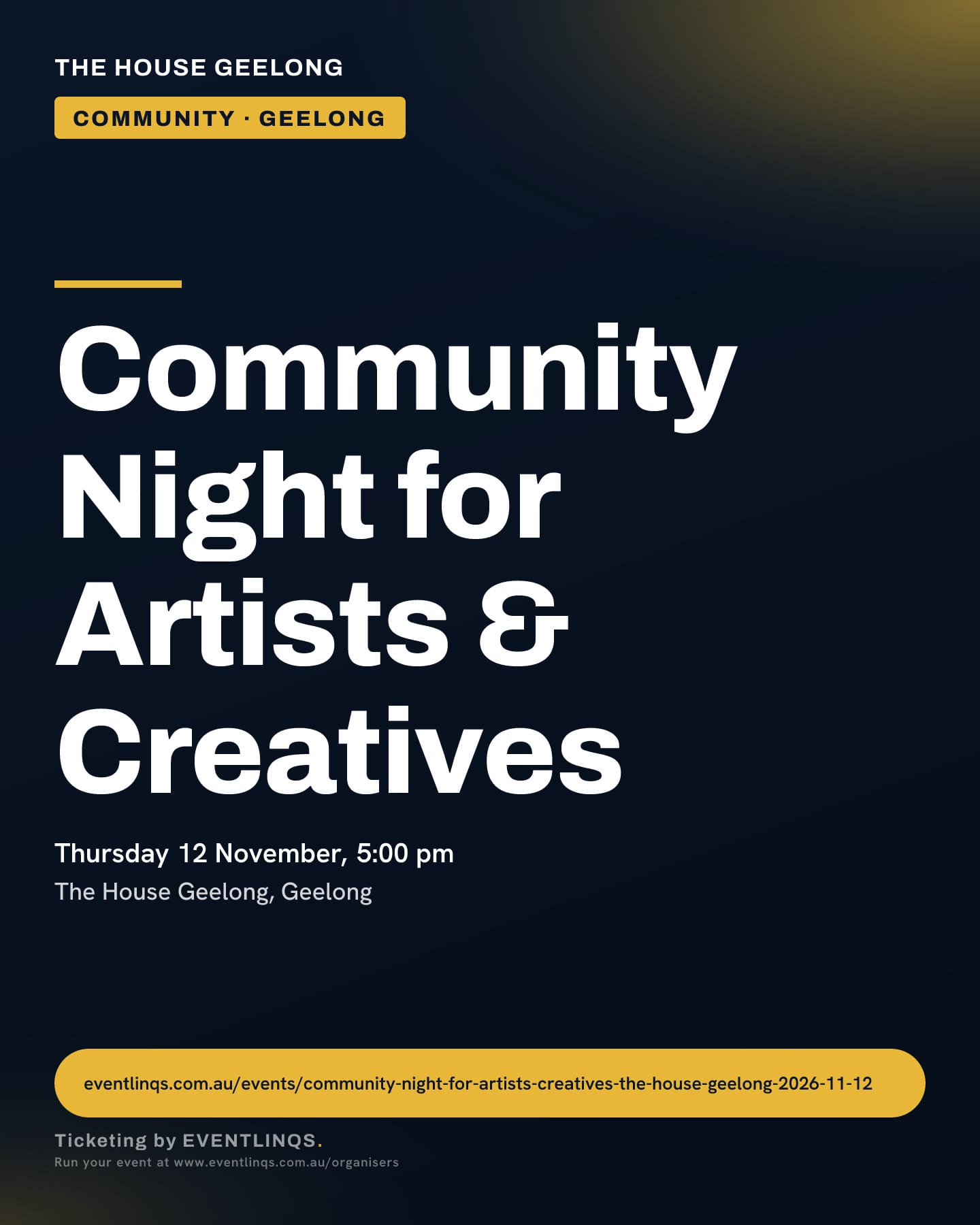 Community Night for Artists & Creatives