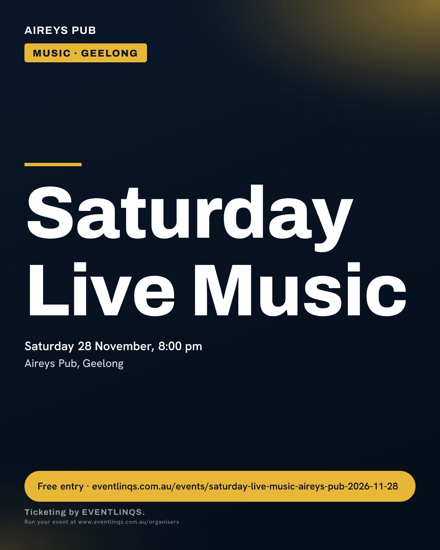 Saturday Live Music